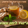 מארז הבריאות המושלם- גינגר לימון ונענע